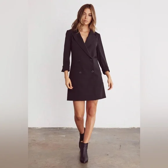 Vetta black blazer dress - Picture 2 of 7